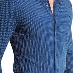 State& Liberty blue with white dotted pattern. excellent condition